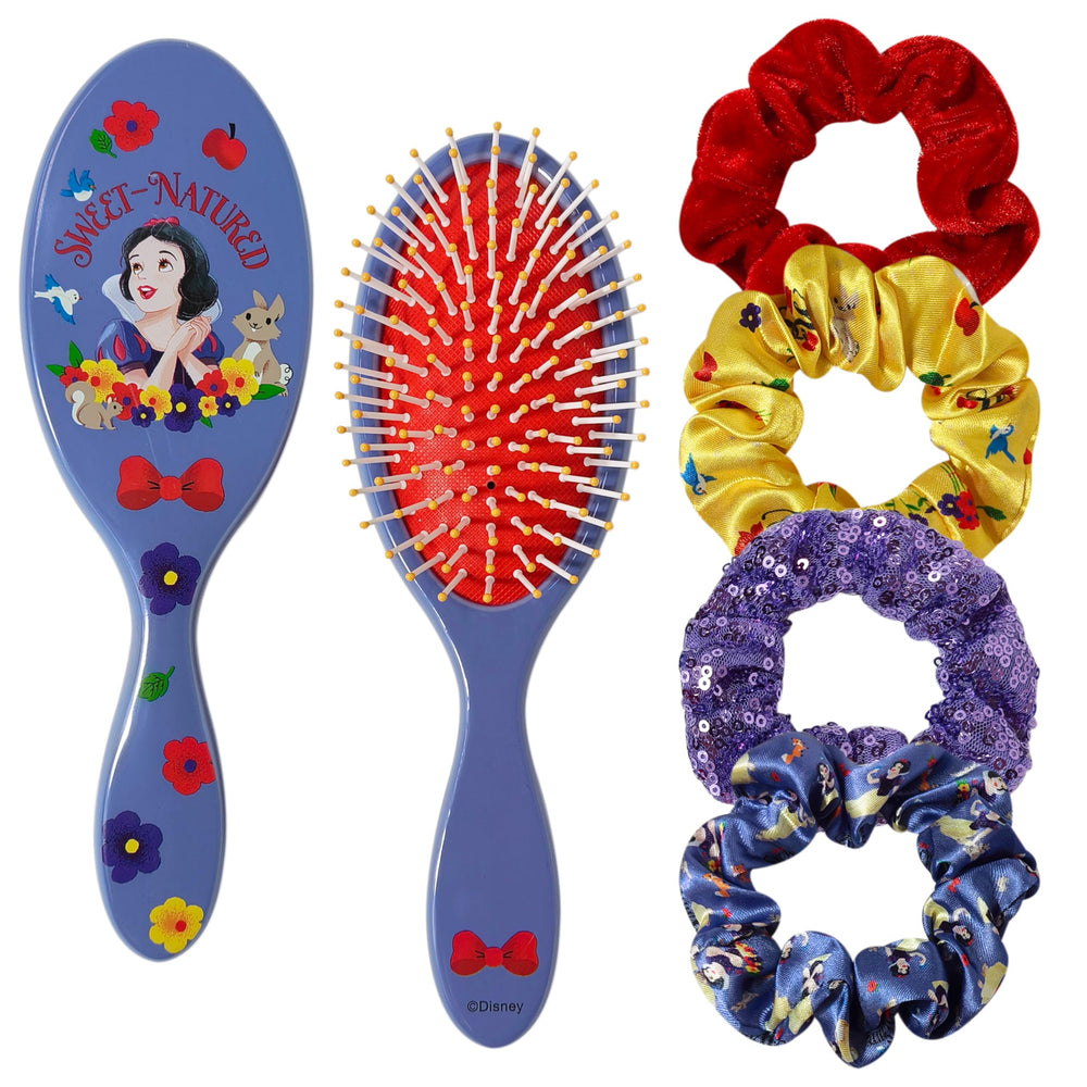 LUV HER Disney Princess Snow White hairbrush for gentle detangling and kid-friendly styling.