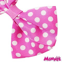 LUV HER Minnie hair bows laid flat to show bright, child-friendly style options