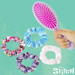 LUV HER Stitch scrunchies multicolor pack holds hairstyles without snagging.