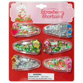LUV HER Strawberry Shortcake hair clip confetti toddler adds playful sparkle to everyday hairstyles.