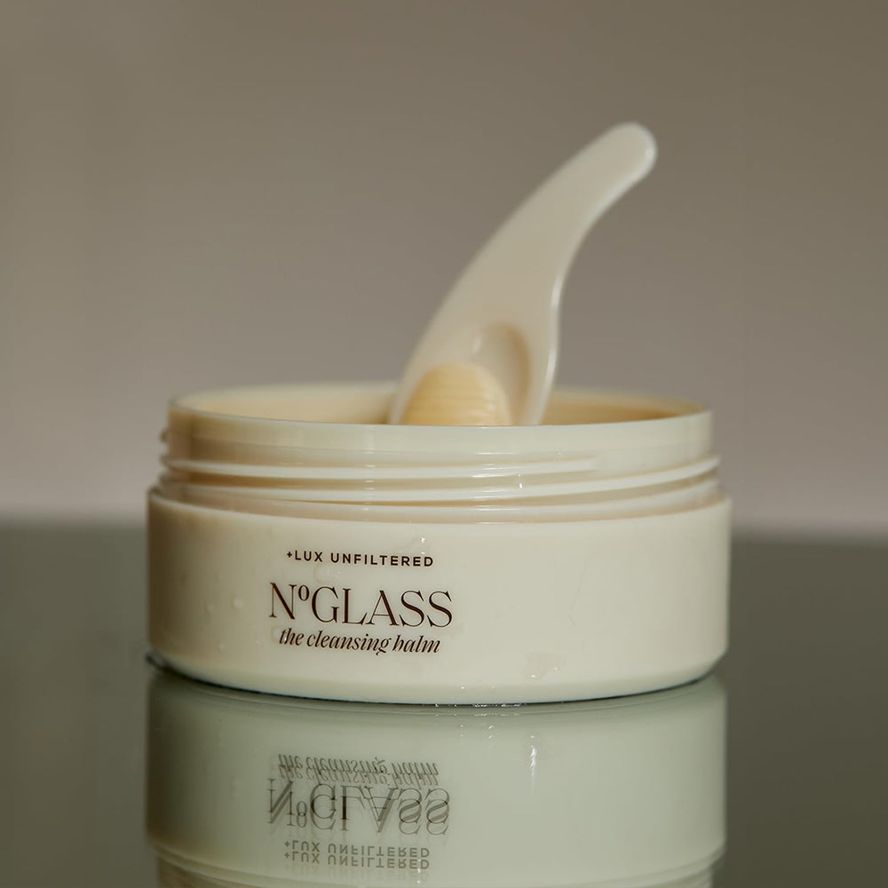 Lux Unfiltered Face Cleansing Balm packaging close-up for daily cleansing rituals