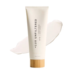Lux Unfiltered N°14 Conditioning Body Cream bottle showing fragrance-free hydration.