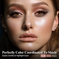 Luxaza eyeshadow sticks on skin demonstrate smooth glide and even coverage.