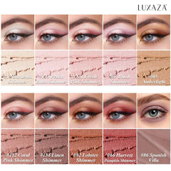 LUXAZA Eyeshadow Stick soft glide texture for smooth, crease-free application.