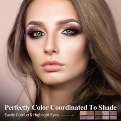 LUXAZA Eyeshadow Stick waterproof formula delivers long-lasting color and smudge resistance.
