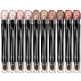 LUXAZA PRO brown eyeshadow sticks swatches for all-day definition