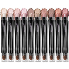 LUXAZA PRO brown eyeshadow sticks swatches for all-day definition