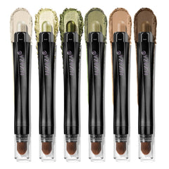 LUXAZA PRO FIREFLIES LIGHT 6pcs set packaging showcases premium eye makeup kit for quick looks.