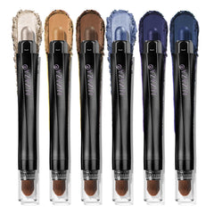 Luxaza Pro Jeans Blue eyeshadow stick set close-up shows versatile day-to-night colors