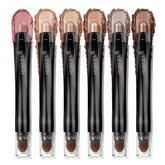 Luxaza Pro neutral eyeshadow stick 6-piece Brown Canyon packaging for easy storage and portability.