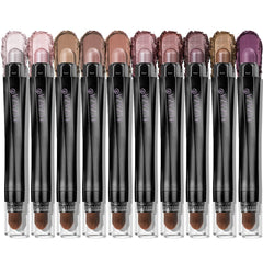 LUXAZA PRO Plum Eyeshadow Stick set box showing velvet-soft texture for smooth application