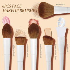 LUXBRU foundation brush delivers smooth, even coverage.