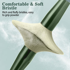 LUXBRU soft bristles close-up highlighting gentle application