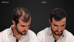 LUXE Hair Building Fibers wind resistance demonstrates stay-in-place coverage.