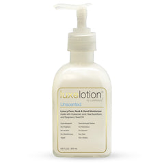 LUXEBEAUTY LuxeLotion bottle front highlighting lightweight luxury moisturizer