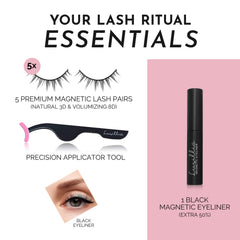 Luxillia eyelash applicator tool aids precise, safe placement.