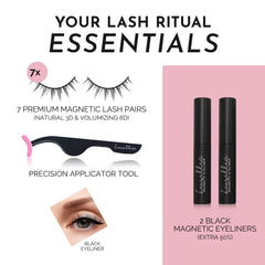 Luxillia applicator shown with lashes for precise placement