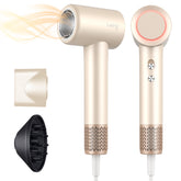 Luxing Turbolux hair dryer front view for fast at-home drying and easy handling.