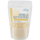 Luxiny coconut milk bath powder bottle with vanilla buttercream aroma for a luxurious hydrating soak.
