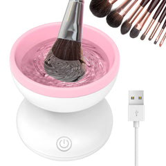 Luxiv electric brush cleaner opening bowl for efficient multi brush washing.
