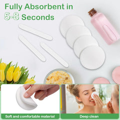 Luxiv face cleansing sponge provides soft texture for cleansing and exfoliation.