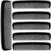 LUXXII pocket hair comb 5inch black for on-the-go styling and travel convenience.