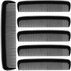 LUXXII pocket hair comb 5inch black for on-the-go styling and travel convenience.