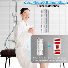 Lvrunben electric body brush featuring three speeds for personalized cleansing.