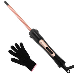 LXMTOU three-eighth-inch curling wand closeup for tight curls and smooth finish.