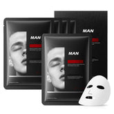 LXTTDABEN men's face sheet mask set packaging highlights travel-ready convenience.