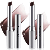 LYBHDAFA 2pcs black sheer tinted lip balm packshot showcasing dual tubes with daily hydration glow.