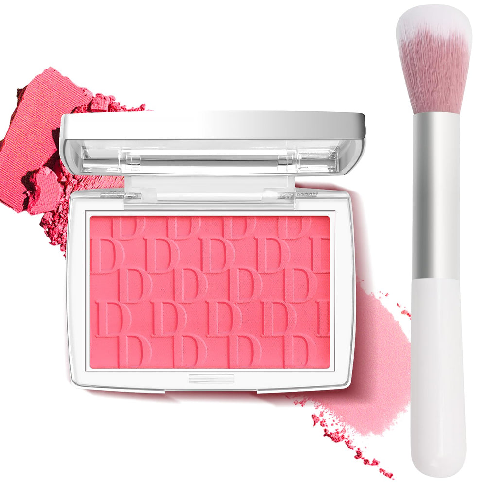 LYBHDAFA Cherry Blush embossed palette for on-the-go touch-ups with premium look.