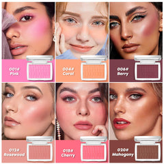 LYBHDAFA Cherry Blush matte color provides buildable, natural-looking shading.