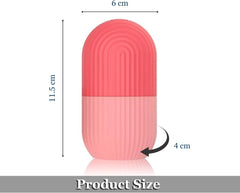 LyfNeeds Ice Roller in use delivering quick de-puffing and circulation boost.