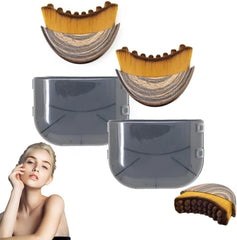 Lymphatic Contour Face Brush front view for gentle facial drainage and home use