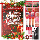 LYNEMOGA Makeup Advent Calendar 2025 front packaging highlights festive gifting appeal.