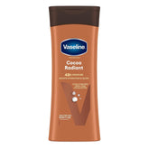 Lynx Vaseline Intensive Care Cocoa Radiant bottle highlights cocoa butter hydration