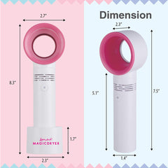 Lyon Lash Magic Fan stand keeps the workstation organized during lashing.