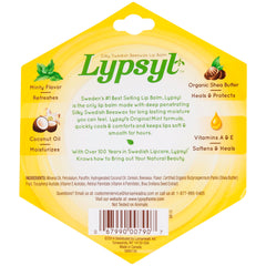 Lypsyl Intense Protection Original Mint 10-pack display shot highlighting convenience for on-the-go.