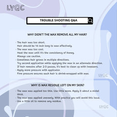 LYQC waxing beads suitable for full-body use by men and women