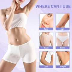 LYQC wax beads applicators included for efficient at-home waxing