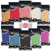 LYQC wax beads jar close-up highlights smooth full-body hair removal