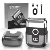 LYRSLF electric foil shaver close-up for a smooth face shave on dry or wet skin.