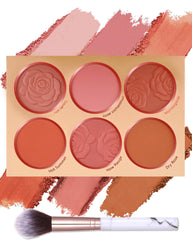 LYSdefeu Matte Face Blush Palette Set 02 packaging showcases elegant gift-ready design
