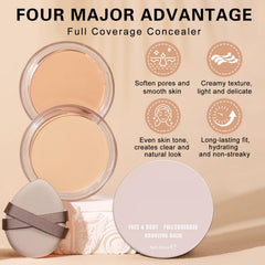 LZXLUKGIR concealer-sponges-press ensures seamless, natural-blend makeup.
