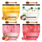 LZXLUKGIR Honey lip balm bottle closeup highlighting hydration