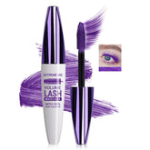 LZXLUKGIR purple mascara brush close-up for precise coating and defined lashes.