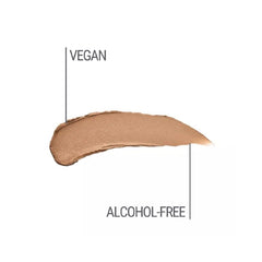 M. Asam Magic Finish Mousse swatches show adaptable tones for light to medium skin