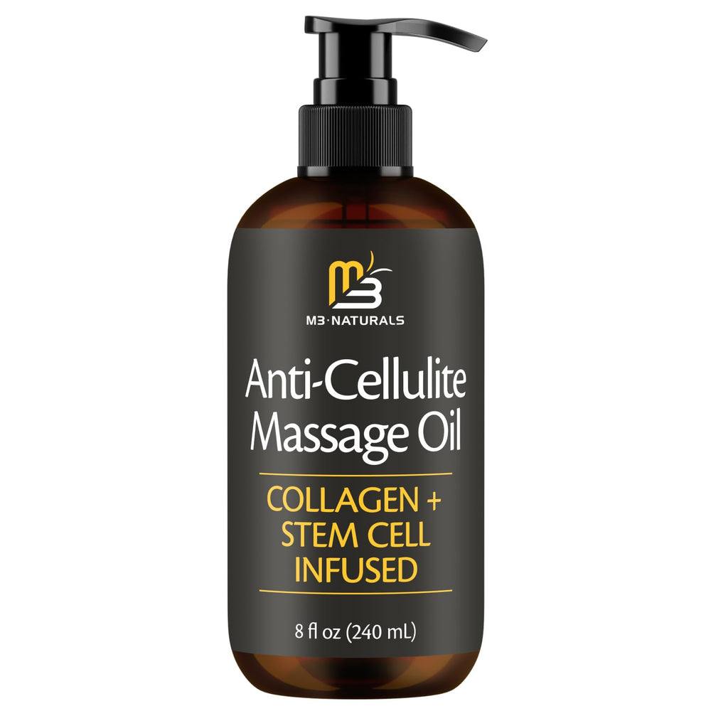 M3 Naturals front bottle view showing sleek packaging and nourishing oil
