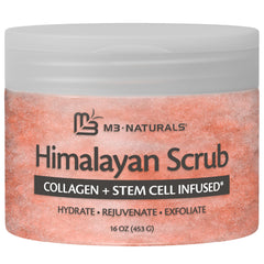 M3 Naturals Himalayan Salt Scrub body exfoliation for radiant skin